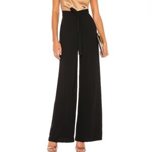 Elegant Black High-Waisted Pants